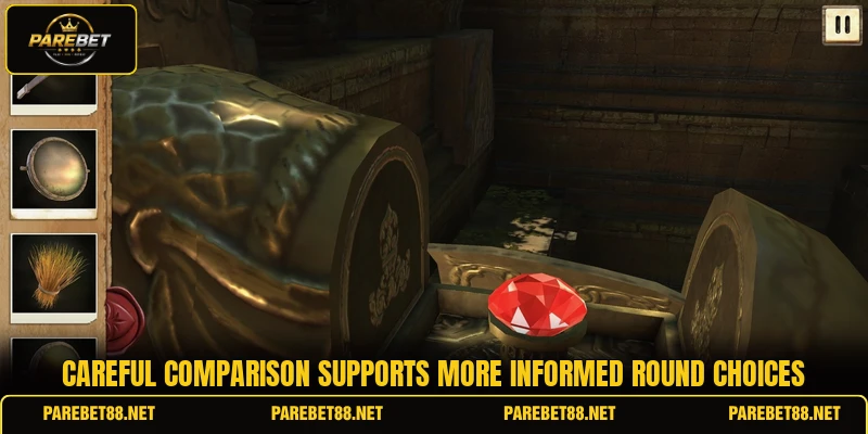 Careful comparison supports more informed round choices