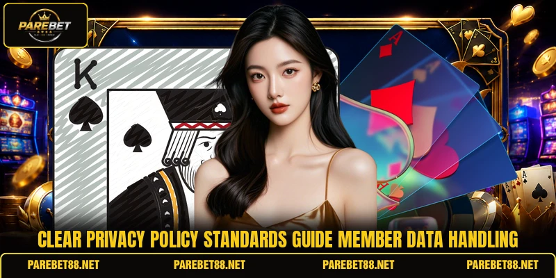Clear privacy policy standards guide member data handling Clear privacy policy standards guide member data handling