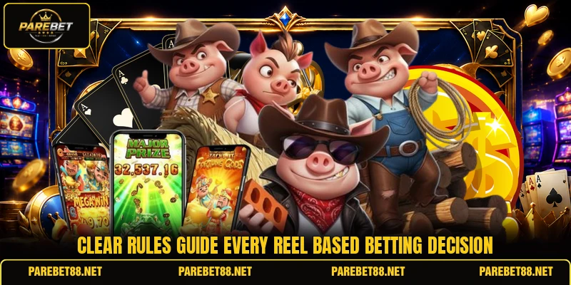 Clear rules guide every reel based betting decision