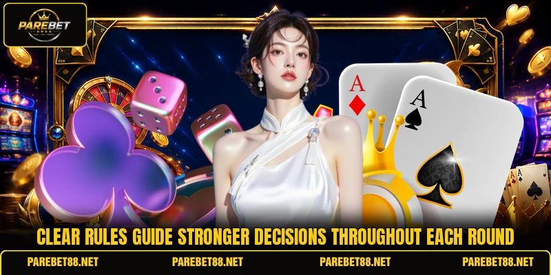 Clear rules guide stronger decisions throughout each round