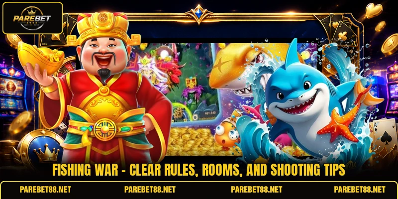 Fishing War - Clear Rules, Rooms, And Shooting Tips