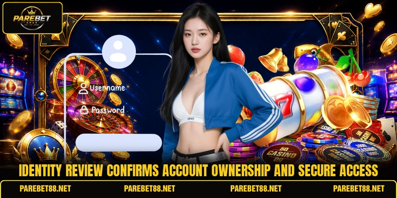 Identity review confirms account ownership and secure access Identity review confirms account ownership and secure access