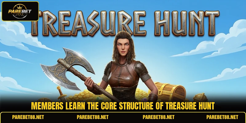 Members learn the core structure of Treasure Hunt