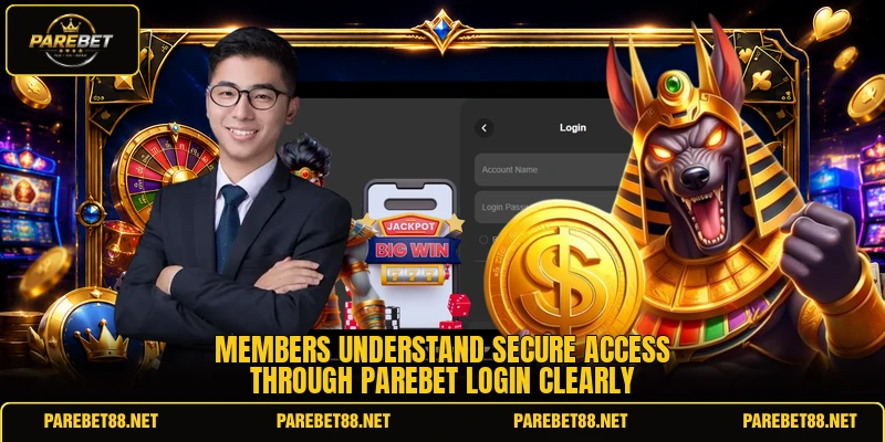 Members understand secure access through PAREBET login clearly