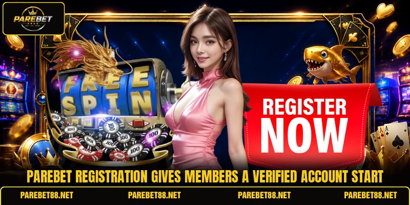 PAREBET registration gives members a verified account start PAREBET registration gives members a verified account start