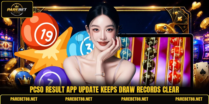 Pcso result app update keeps draw records clear