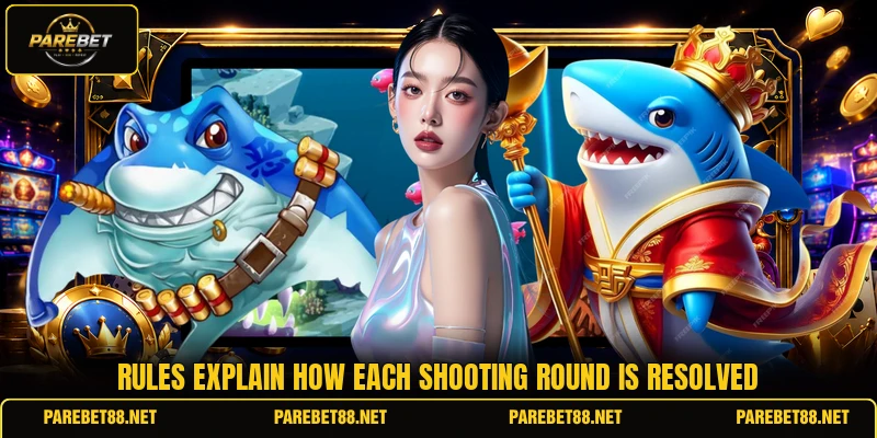 Rules explain how each shooting round is resolved