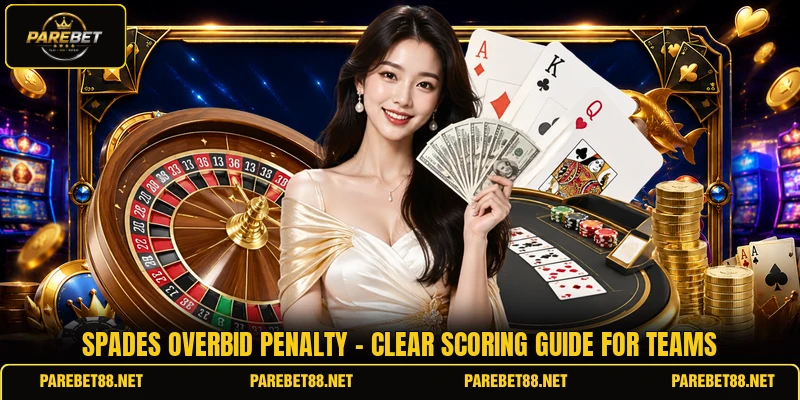 Spades Overbid Penalty - Clear Scoring Guide For Teams
