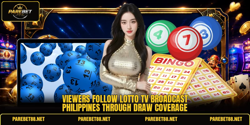 Viewers follow lotto tv broadcast Philippines through draw coverage